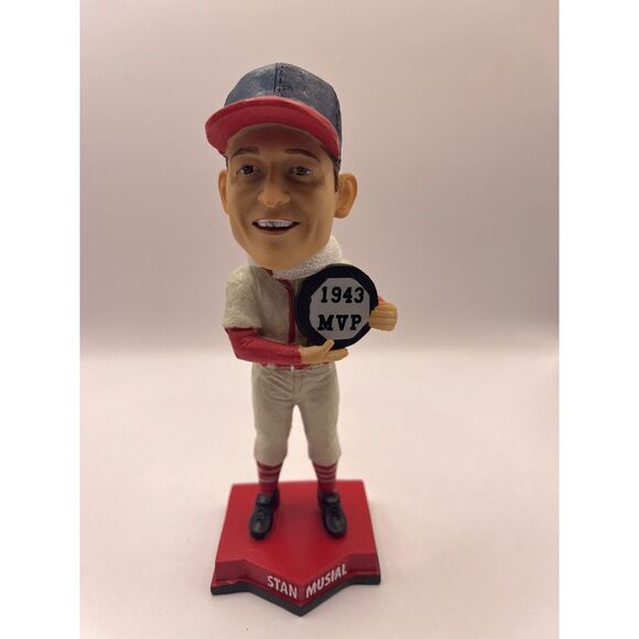 New Stan Musial Gateway Grizzlies Bobblehead St Louis Cardinals MVP STL Cards - Picture 1 of 9